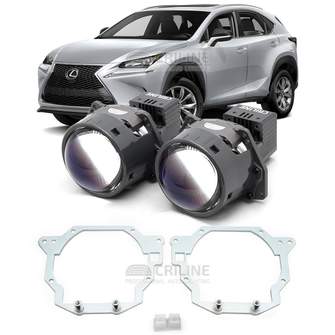 Линзы для фар Lexus NX [2014-2017] LED для замены на светодиодные Би-ЛЕД модули