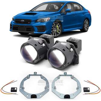 Линзы для фар Subaru Impreza WRX STI рестайл [2016-2021] LED AFS для замены на светодиодные Би-ЛЕД модули