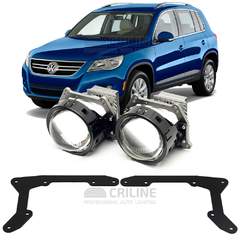 Линзы для фар Volkswagen Tiguan I (NF) дорестайл [2006-2011] рефлекторная оптика для замены на светодиодные Би-ЛЕД модули