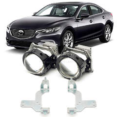 Линзы для фар Mazda 6 III (GJ) рестайл [2015-2018] EU LED AFS для замены на светодиодные Би-ЛЕД модули