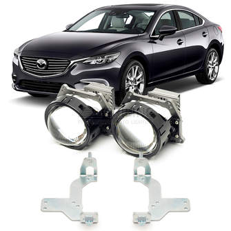Линзы для фар Mazda 6 III (GJ) рестайл [2015-2018] EU LED AFS для замены на светодиодные Би-ЛЕД модули