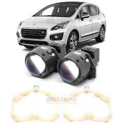Линзы для фар Peugeot 3008 I рестайл [2013-2016] AFS для замены на светодиодные Би-ЛЕД модули