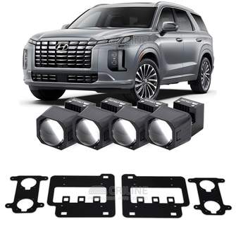 Линзы для фар Hyundai Palisade I рестайл [2022-2024] LED для замены на светодиодные Би-ЛЕД модули