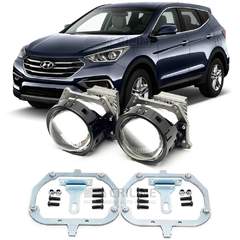 Линзы для фар Hyundai Santa Fe III (DM) рестайл [2015-2019] AFS ксенон для замены на светодиодные Би-ЛЕД модули