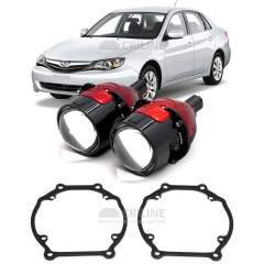 Линзы для фар Subaru Impreza III (GE/GH) [2007-2011] для замены на светодиодные Би-ЛЕД модули Q2 Redamption