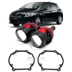 Линзы для фар Toyota Auris I (E150) [2006-2010] для замены на светодиодные Би-ЛЕД модули Q2 Redamption