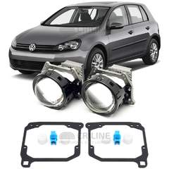 Линзы для фар Volkswagen Golf VI (Mk6) [2008-2016] галоген рефлектор для замены на светодиодные Би-ЛЕД модули