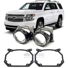 Линзы для фар Chevrolet Tahoe IV (K2UC) [2013-2021] для замены на светодиодные Би-ЛЕД модули