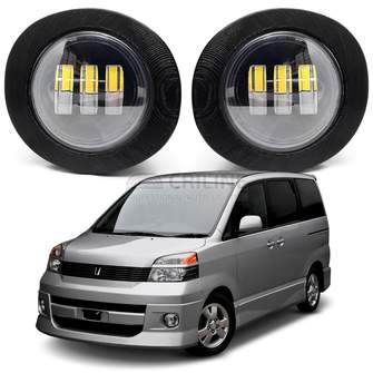 Светодиодные противотуманные фары Toyota Voxy I (R60) рестайл [2001-2007] 3 линзы