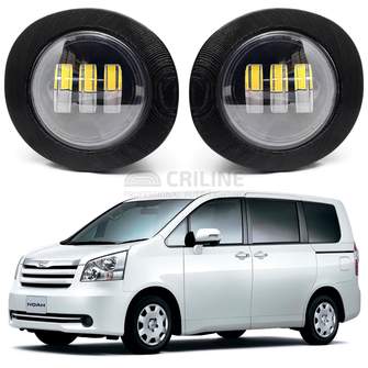 Светодиодные противотуманные фары Toyota Noah II (R70) дорестайл [2007-2010] 3 линзы