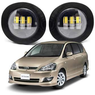 Светодиодные противотуманные фары Toyota Ipsum II (ACM20) рестайл [2003-2009] 3 линзы