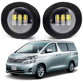 Светодиодные противотуманные фары Toyota Vellfire I (H20) дорестайл [2008-2011] 3 линзы