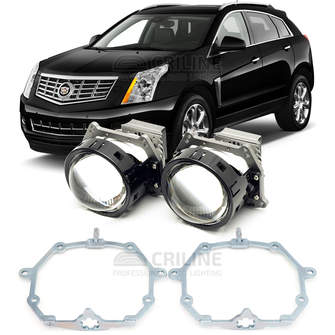 Линзы для фар Cadillac SRX II рестайл [2012-2017] AFS для замены на светодиодные Би-ЛЕД модули