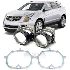 Линзы для фар Cadillac SRX II дорестайл [2009-2012] AFS для замены на светодиодные Би-ЛЕД модули