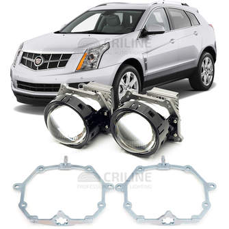 Линзы для фар Cadillac SRX II дорестайл [2009-2012] AFS для замены на светодиодные Би-ЛЕД модули