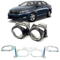 Линзы для фар Kia Optima III (TF) рестайл [2013-2016] для замены на светодиодные Би-ЛЕД модули