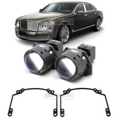 Линзы для фар Bentley Mulsanne II (3Y2) дорестайл [2010-2016] для замены на светодиодные Би-ЛЕД модули