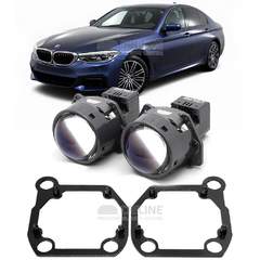 Линзы для фар BMW 6-Series Gran Turismo (G32) [2017-2020] секция дальнего света для замены на светодиодные Би-ЛЕД модули