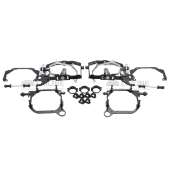 Переходные рамки BMW X4 II (G02) [2018-2021] LED AFS под линзы Hella 3r/5r, Би-Лед