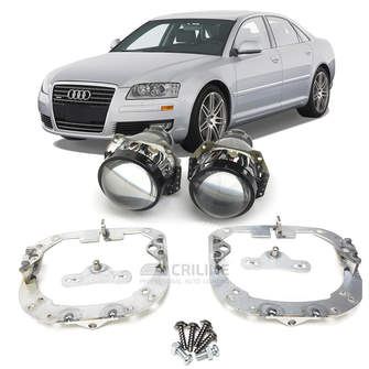 Ремкомплект для фар Audi A8 (D3) II [2002-2010] AFS для замены штатных линз на модули Hella 3R