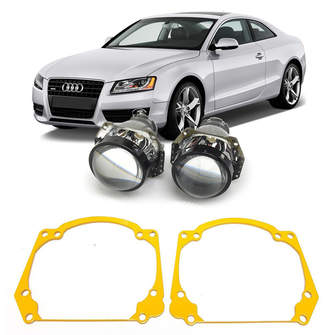 Ремкомплект для фар Audi A5 [2007-2016] для замены штатных линз на модули Hella 3R