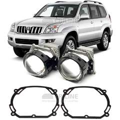 Линзы для фар Toyota Land Cruiser Prado III (J120) [2002-2009] для замены на светодиодные Би-ЛЕД модули