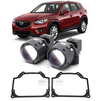 Линзы для фар Mazda CX-5 I (KE) дорестайл [2013-2019] AFS для замены на светодиодные Би-ЛЕД модули