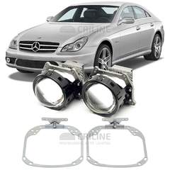 Линзы для фар Mercedes-Benz CLS-Class I (C219, W219) [2004-2010] для замены на светодиодные Би-ЛЕД модули