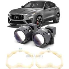 Линзы для фар Maserati Levante I [2016-2020] для замены на светодиодные Би-ЛЕД модули