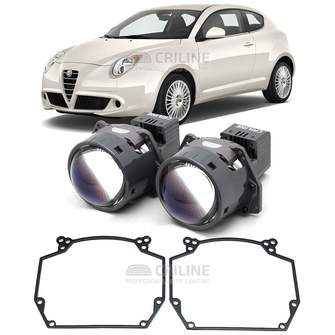 Линзы для фар Alfa Romeo MiTo I (955) [2008-2013] для замены на светодиодные Би-ЛЕД модули