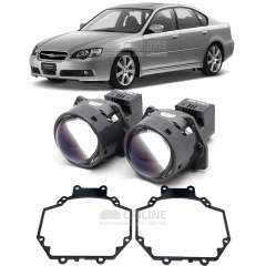 Линзы для фар Subaru Legacy IV (BL/B13, BP/B13) [2003-2007] для замены на светодиодные Би-ЛЕД модули