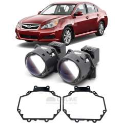 Линзы для фар Subaru Legacy V (BM/B14, BR/B14) [2009-2013] для замены на светодиодные Би-ЛЕД модули