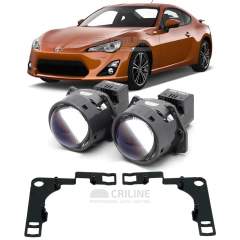 Линзы для фар Toyota GT 86 I (ZN6) [2012-2016] для замены на светодиодные Би-ЛЕД модули