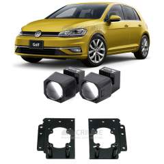 Линзы для фар Volkswagen Golf VII (Mk7) рестайлинг [2016-2021] матричная оптика (внутренняя линза) для замены на светодиодные Би-ЛЕД модули