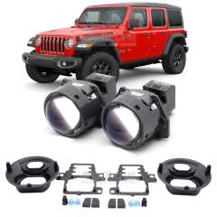 Линзы для фар Jeep Wrangler IV (JL) [2017-н.в.] для замены на светодиодные Би-ЛЕД модули