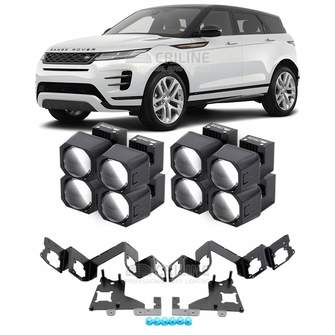 Линзы для фар Land Rover Range Rover Evoque II (L551) [2018-2023] для замены на светодиодные Би-ЛЕД модули