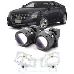 Линзы для фар Cadillac CTS II [2007-2015] AFS для замены на светодиодные Би-ЛЕД модули