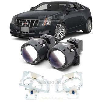 Линзы для фар Cadillac CTS II [2007-2015] AFS для замены на светодиодные Би-ЛЕД модули