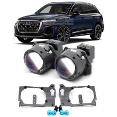 Линзы для фар Audi Q7 II (4M) рестайлинг 2 [2024-н.в.] секция ближнего света (внешняя секция) для замены на светодиодные Би-ЛЕД модули