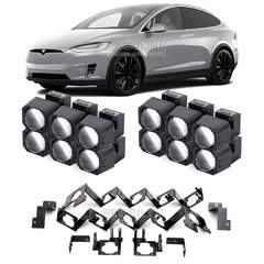 Линзы для фар Tesla Model X I [2015-2021] для замены на светодиодные Би-ЛЕД модули