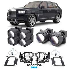 Линзы для фар Rolls-Royce Cullinan I [2018-н.в.] для замены на светодиодные Би-ЛЕД модули