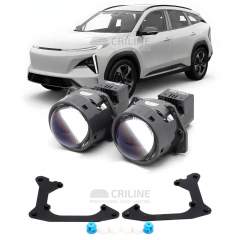 Линзы для фар Geely Galaxy L7 I [2023-н.в.] для замены на светодиодные Би-ЛЕД модули