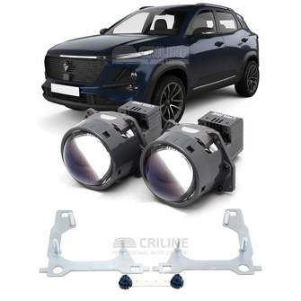 Линзы для фар Baojun RS-3 I [2019-н.в.] галоген для замены на светодиодные Би-ЛЕД модули