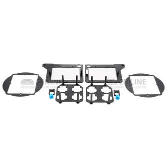 Переходные рамки Toyota Land Cruiser VIII (70, J70) рестайлинг 4 [2023-н.в.] под линзы 1.5 дюйма, Би-Лед