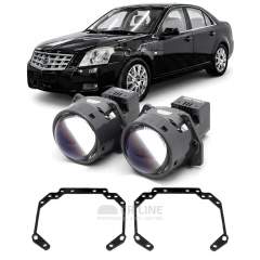 Линзы для фар Cadillac BLS I [2006-2010] для замены на светодиодные Би-ЛЕД модули