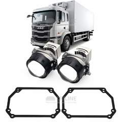 Линзы для фар JAC N200 [2022-2025] фары с LED линзой для замены на светодиодные Би-ЛЕД модули