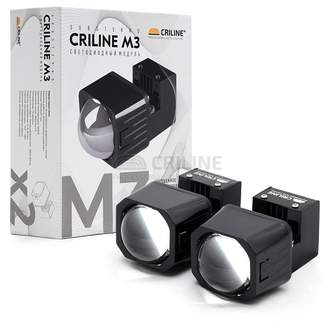 Светодиодные линзы Criline M3 Substerno ближний/дальний x2 (33 Вт, плоская СТГ)