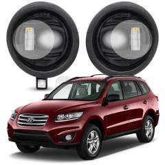 Светодиодные противотуманные фары Hyundai Santa Fe II [CM] рестайл [2010-2012] Tandem SE Straight