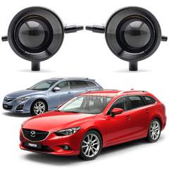 Светодиодные противотуманные фары Mazda 6-Series Wagon II рестайл/III дорестайл GH/GJ [2009-201 Haiko Anker5]
