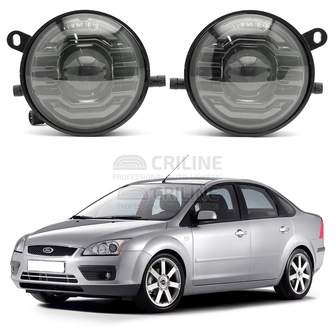 Светодиодные противотуманные фары Ford Focus II дорестайл [2005-2008] (штатная регулировка) Tempus Spot Edition